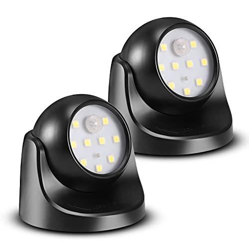 独特な ProGreen Pa 2 LEDウォールライト器具モーションセンサー付き??自動オン/オフ 6000?K防水ワイヤレスバッテリーPowered LEDガーデンライト 独特な ProGreen Pa 2 LEDウォールライト器具モーションセンサー付き??自動オン/オフ 6000?K防水ワイヤレスバッテリーPowered LEDガーデンライト