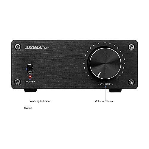 AIYIMA A07 TPA3255 パワーアンプ 300Wx2 D級ステレオデジタルオーディオアンプ 2.0chアンプ パッシブスピーカー用ホ A07