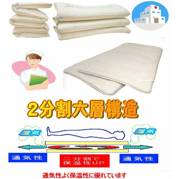 病院で使われている 布団セット シングル 日本製 防ダニ アレルギー