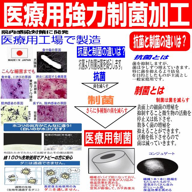 掛布団 ダブル 日本製 病院業務用 掛け布団 軽量 洗える かけふとん 抗菌 防ダニ 冬用 アレルギー W掛けふとん赤｜hghr｜04