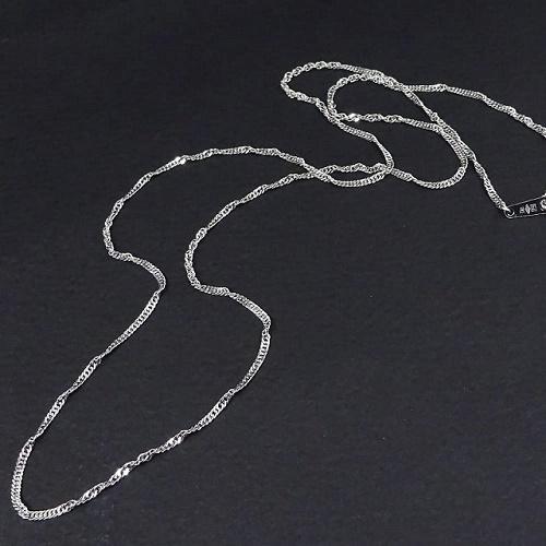 純プラチナ (Pt999) ネックレスチェーン・スクリュー50cm (造幣局検定