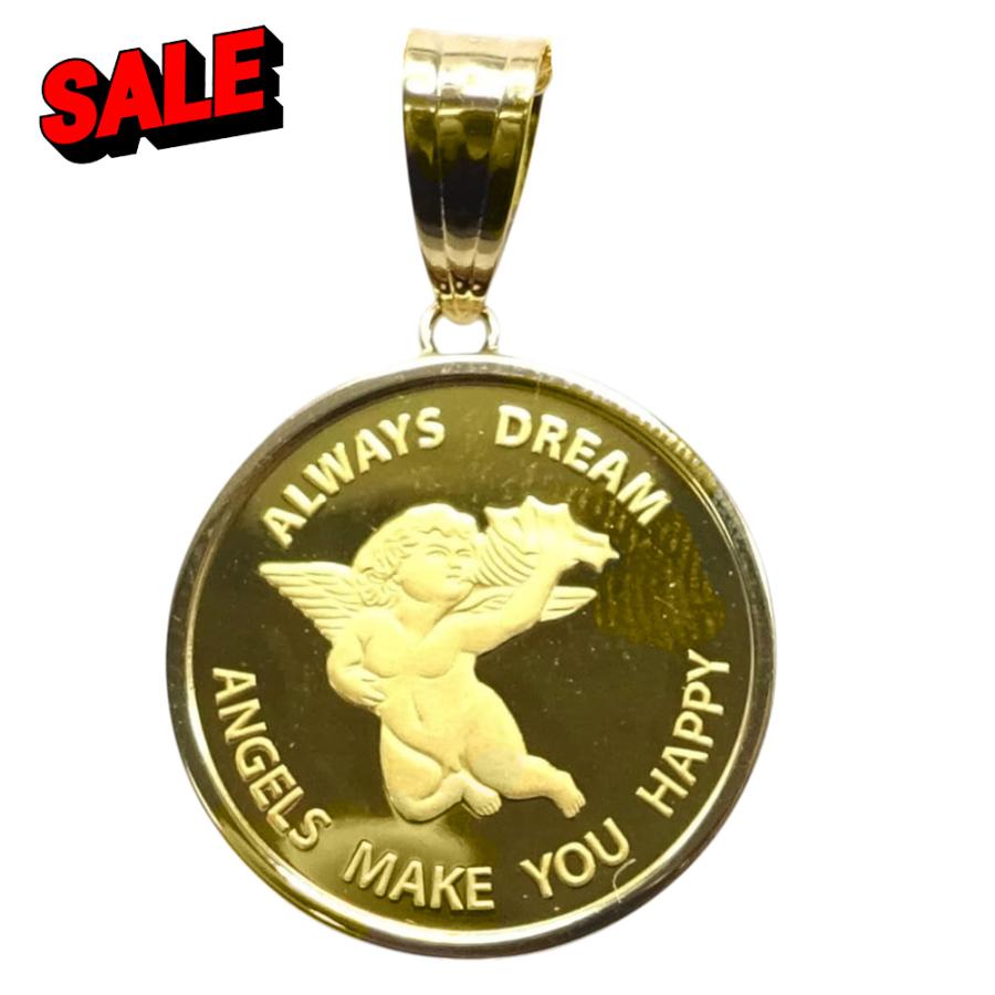 sale】K24 コインジュエリー ペンダント/エンジェル/coin 2.5g 1/10ozサイズ SMILE ANGEL 表も裏もエンジェル♪ :  あなたと私の宝石箱 - 通販 - Yahoo!ショッピング