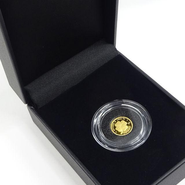 純金貨(K24) 四つ葉のクローバー1/30ozコイン2025年 世界1000枚限定！ロイヤルミント（英国王立造幣局）製造クック・アイランズ政府発行の画像