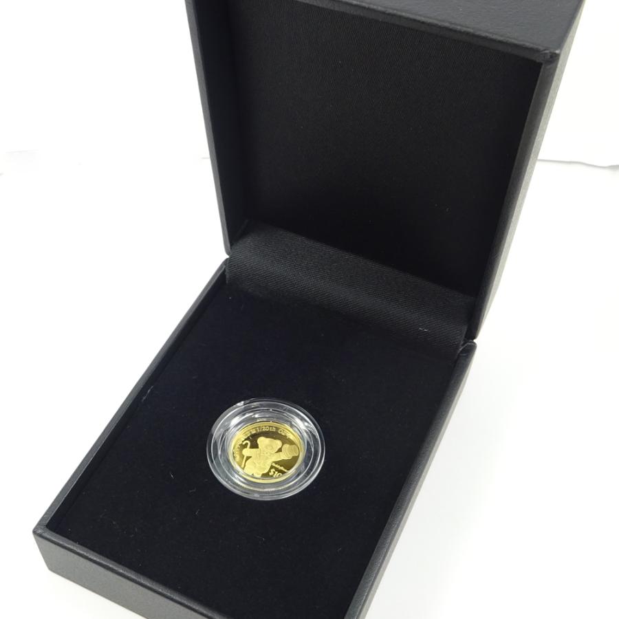 純金コイン金貨K24テディベア金貨 24金（K24） 1/20oz ＄10 2026年限定品 専用ケース保証書付きの画像