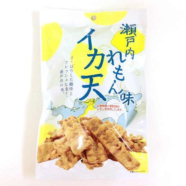 瀬戸内れもん味 イカ天  ２０袋（１袋４８ｇ×２０） イカ天 おつまみ 駄菓子 広島 お土産 送料無料｜hgurume｜02