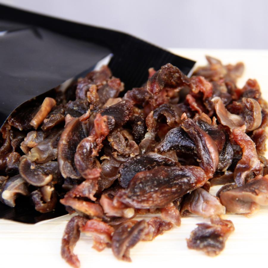 砂ずりせんじ肉 100袋入り 58ｇ×100 送料無料 手切りでスライスした砂肝を塩味で風味豊かに仕上げ せんじ肉 おつまみ せんじがら 広島名物珍味 お土産_3