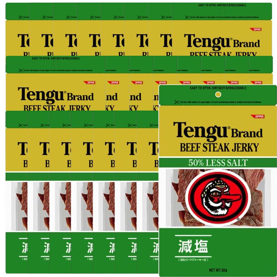 テング ビーフジャーキー 減塩 50% 93g×24袋 1ケース 大容量 業務用