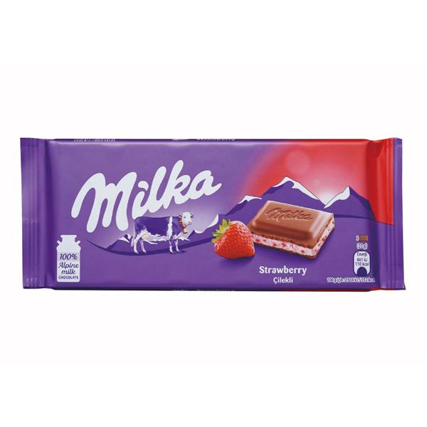 ミルカ チョコレート ストロベリー 100g 3個セット 送料無料
