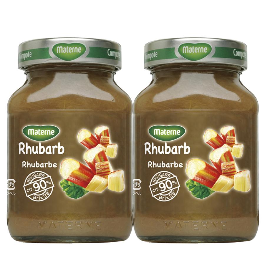 マテルネ ルバーブ コンポート ２８０ｇ ２本セット 送料無料 Materne ジャム ベルギー Tk ワールドグルメショップ 通販 Yahoo ショッピング