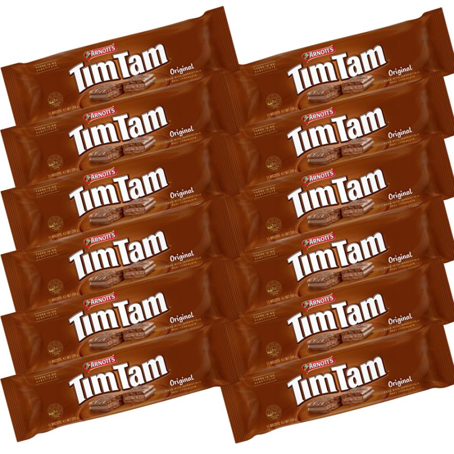 ティムタム オリジナル２００ｇ １２個セット 送料無料 ビスケット チョコ オーストラリア ティムタム オリジナル200g 12個セット 送料無料 ビスケット