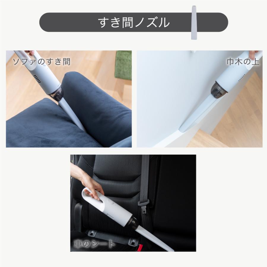 ヒーローグリーン ハンディクリーナー 掃除機 コードレス 軽量
