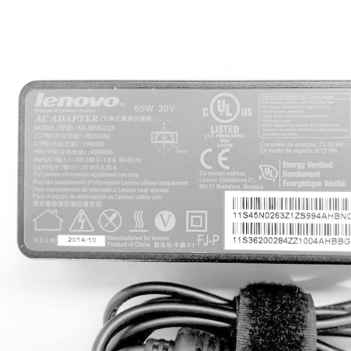 Lenovo 中古 [純正] レノボ ACアダプター ADLX65NCC2A 角ピン
