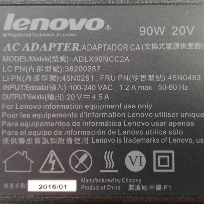 Chargeur Pour PC Portable Lenovo - Modèles ADLX90NLC2A / ADLX90NLC3A - Marque SJ STORE