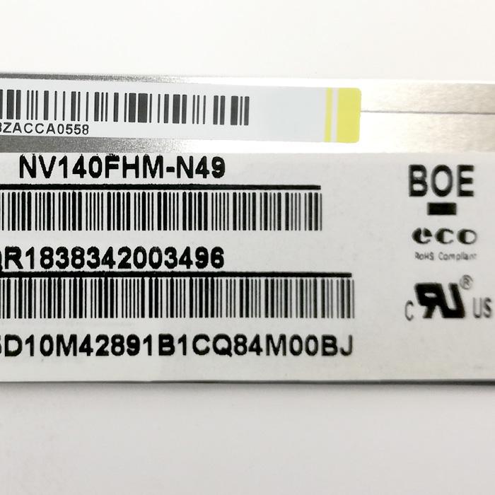 中古 BOE NV140FHM-N49 TV140FHM-NH0 液晶パネル 14型 ノートパソコン