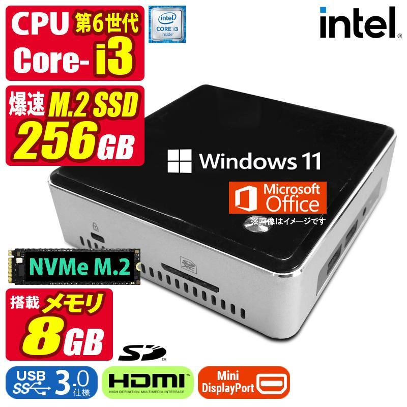 小型 中古デスクトップパソコン Windows11 MicrosoftOffice2021