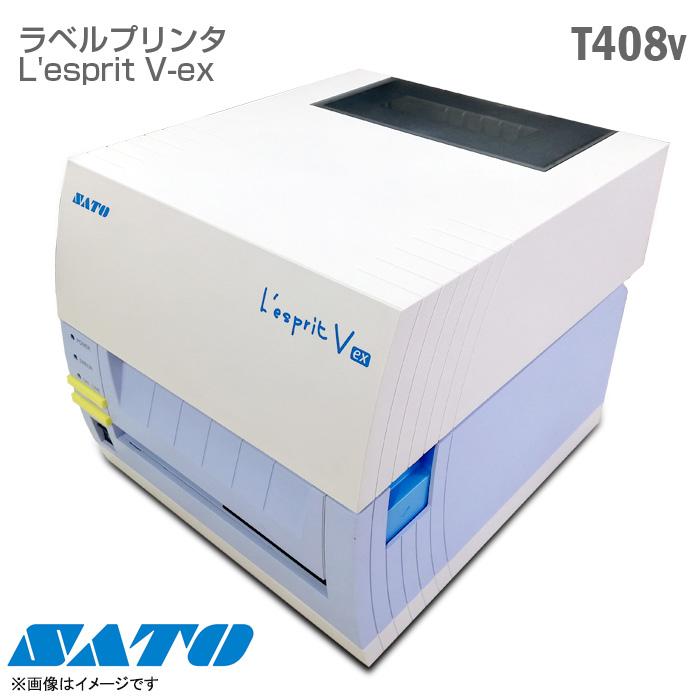 美品 SATO L'esprit V ラベルプリンター T408 サトー 中古 SATO ラベルプリンタ T408v exCUT L'esprit 感熱方式専用