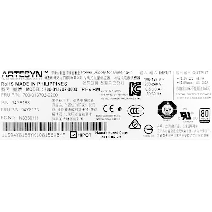 IBM 中古 未使用・美品 ラックサーバー用 電源ユニット 700 IBM 中古 未使用・美品 ラックサーバー用 電源ユニット 700