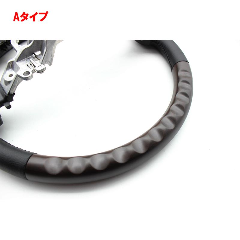 H3Y アルファード/ヴェルファイア30系 アクセサリー カスタム トヨタ 木目調ステアリング FB163