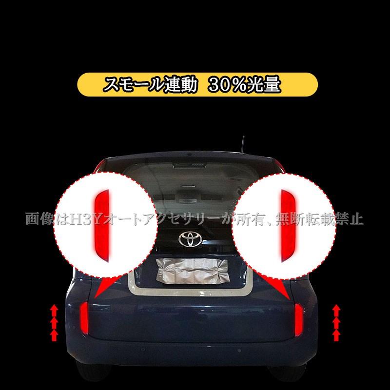 シエンタ 10系 sienta 増設LEDリフレクター 流れるウインカー 反射板