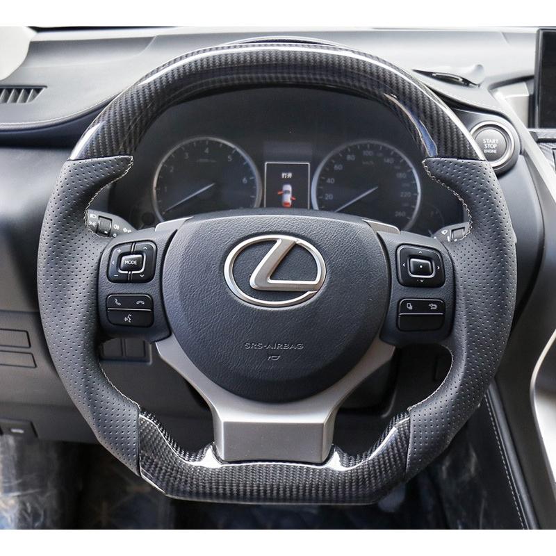 レクサス Nx Rx Is カスタム パーツ アクセサリー 用品 リアルカーボンステアリング Ln137 Ln137 H3yオートアクセサリー 通販 Yahoo ショッピング