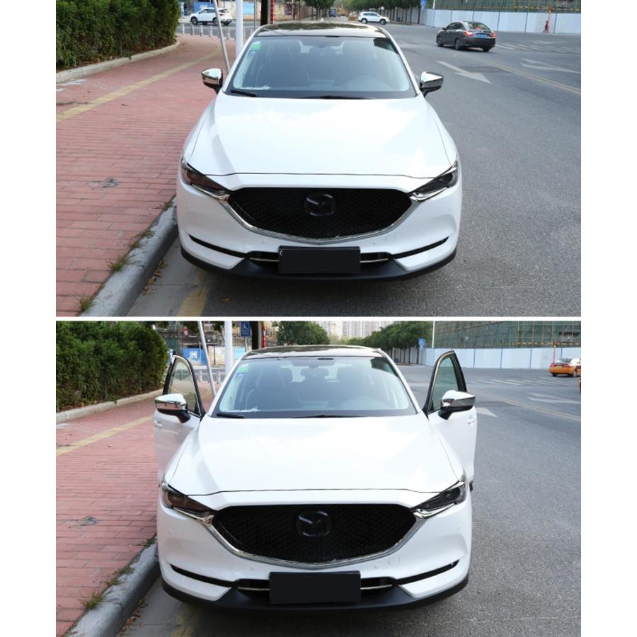 新型cx 5 Cx5 Kf系 パーツ アクセサリー カスタム マツダ 用品 ウインカーリム ドアミラーカバー Mc055 Mc055 H3yオートアクセサリー 通販 Yahoo ショッピング