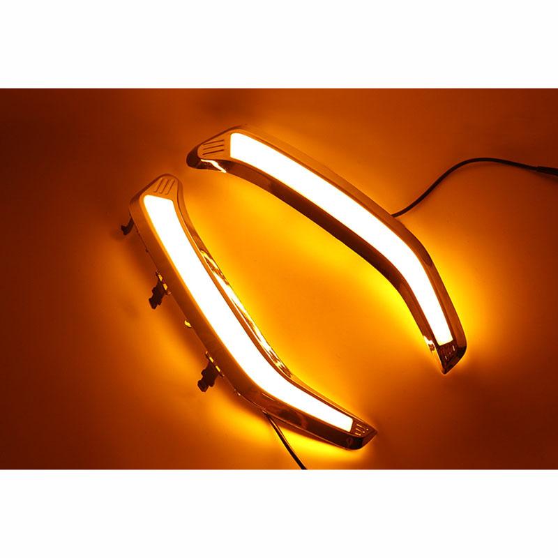 フォレスター左右デイライト 2 個スバルフォレスター 2013 2014 2015 2016 2017 2018 LED DRL