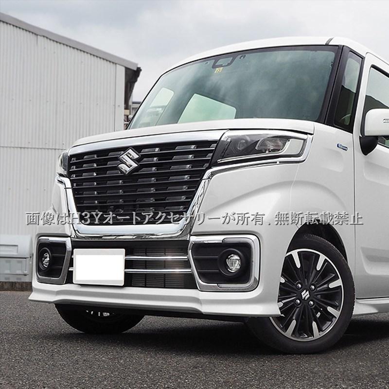 スズキスペーシアカスタムグリル スズキ スズキ純正 ブラックメッキグリル スペーシアカスタム