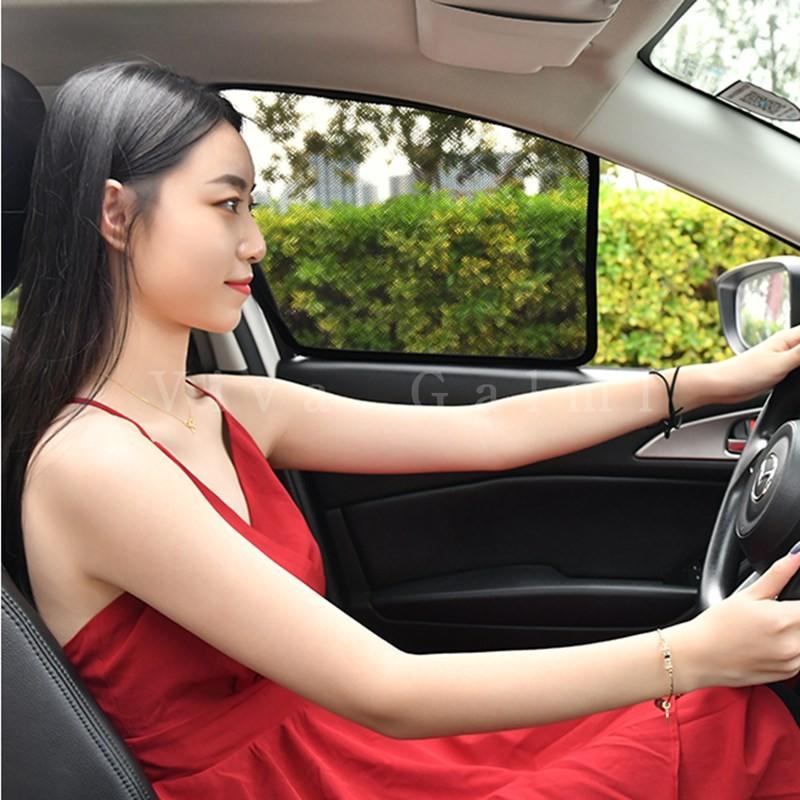 市場 サンシェード おしゃれ 車用カーテン 後部座席 日よけ シェード 子供用品 サイド Uvカット 車 吸盤式 カー用品 夏 虫よけ