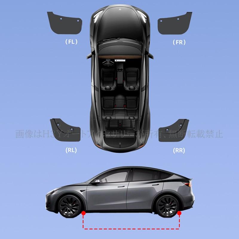 2095525-SC-A テスラ モデル3 Y 2019-2024用泥止めサポー テスラ モデル3/Y Tesla model3/Y パーツ アクセサリー カスタム