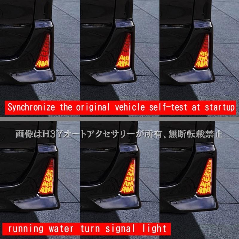 ヴォクシー ノア 80系 前期 後期 増設LEDリフレクター 流れる