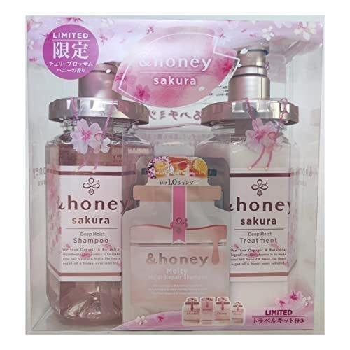 アンドハニー ハニー サクラ ディープモイスト チェリーブロッサムハニーの香り 限定ペアセット Ssh H H ショップうっきうき 通販 Yahoo ショッピング