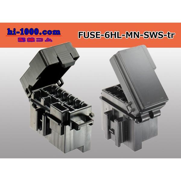住友電装 ミニヒューズ用 非防水 ヒューズホルダー 8P 黒/FUSE 住友電装 ミニヒューズ用 非防水 ヒューズホルダー 8P 黒/FUSE