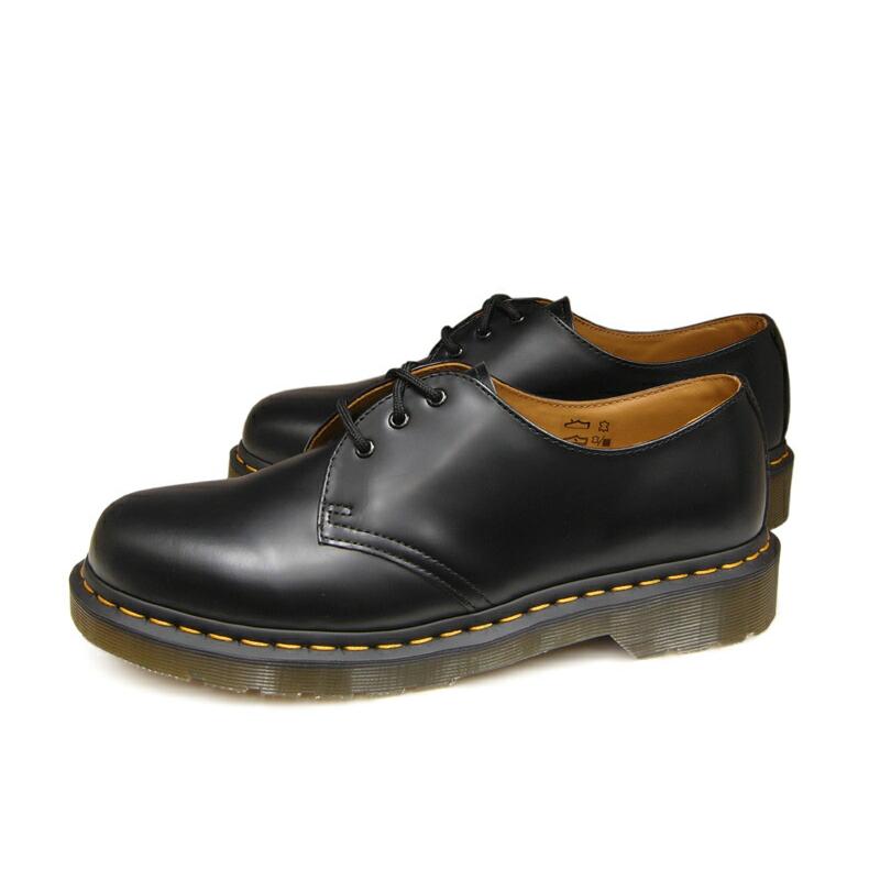 Dr. Martens ドクターマーチン 3ホール ブラック UK9 3ホール（メンズ）