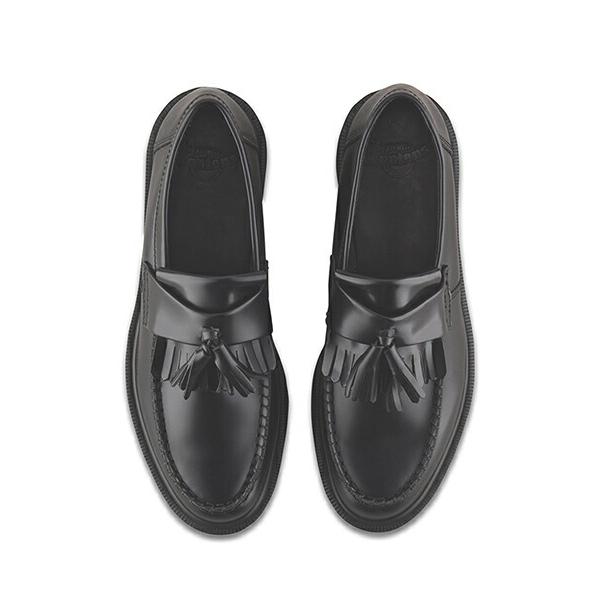 Dr. Martens 黒 モカシン 革靴 32102001_16.jpg