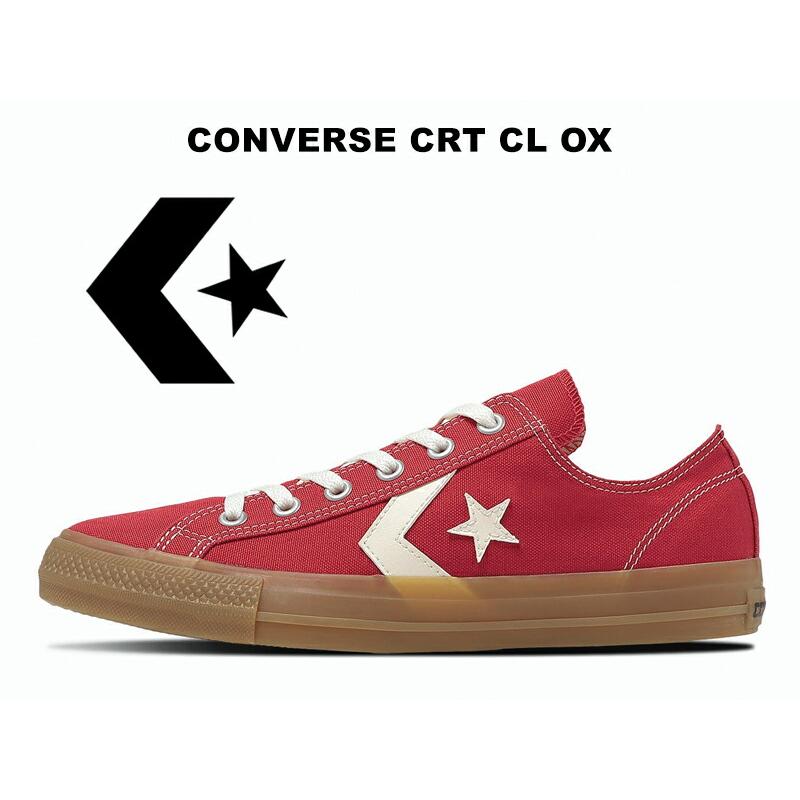 CONVERSE（コンバース） 2026春夏新作 CRT CL ローカット レッド 赤