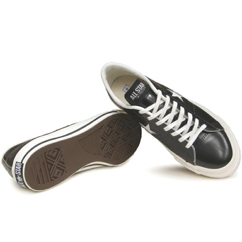 CONVERSE 日本製 コンバース ワンスター J レザー ブラック CONVERSE 日本製 コンバース ワンスター J レザー ブラック