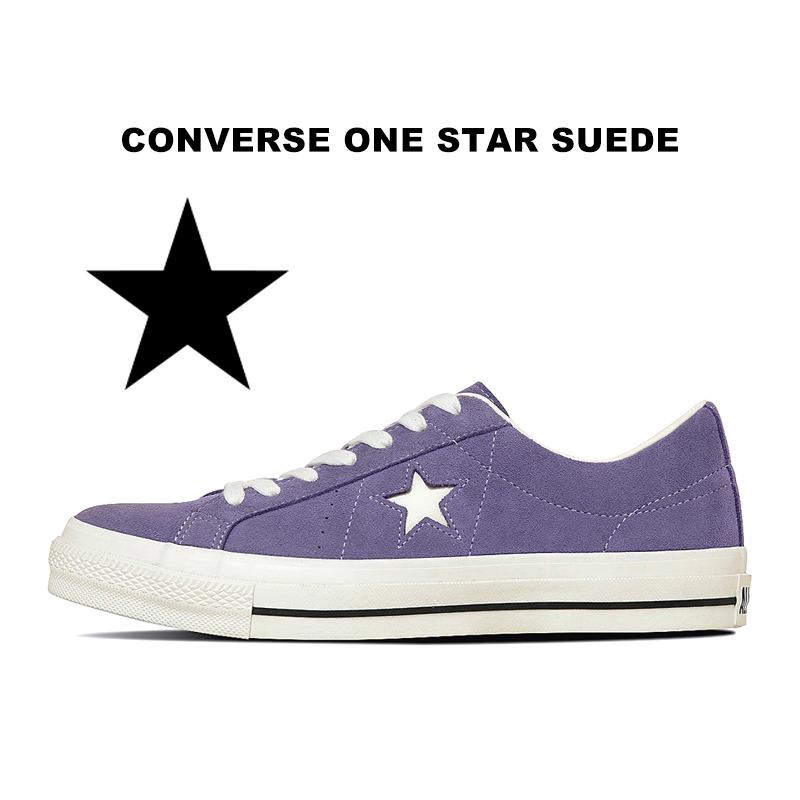 CONVERSE ONE STAR スエードスニーカー　パープル（size23） コンバース CONVERSE ワンスター スエード（ONE STAR SUEDE