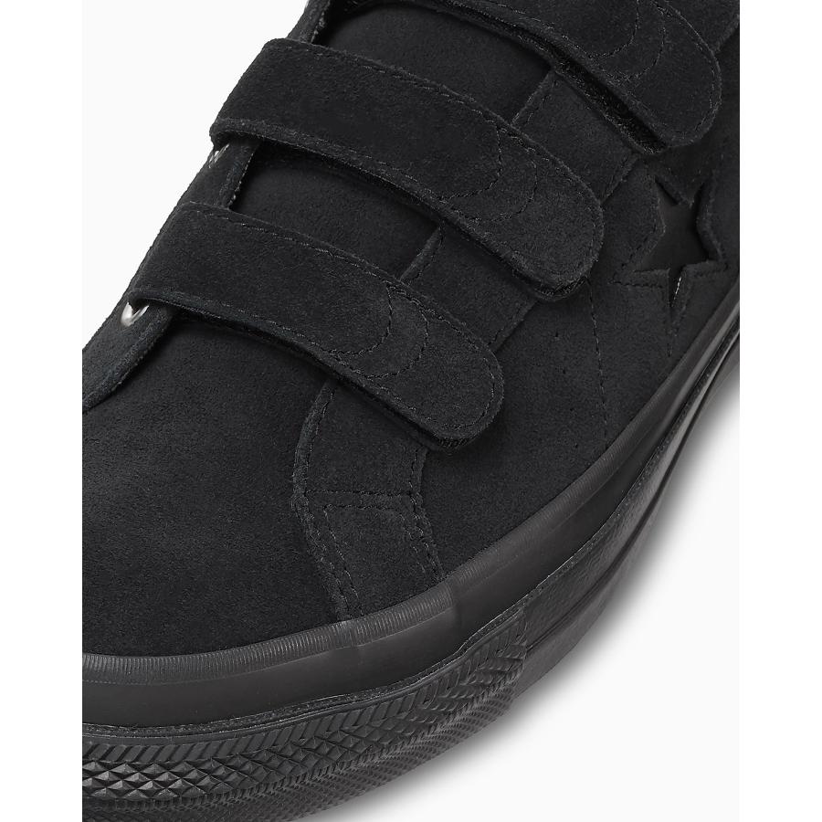 靴　コンバース　ワンスター　ベルクロスニーカー　黒　絶版　 CONVERSE ONE STAR SUEDE V-3 BLACK MONOCHROME コンバース ワンスター