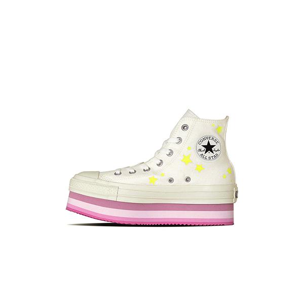 CONVERSE 残り24.0 24.5cm コンバース 7cm 厚底 オールスター