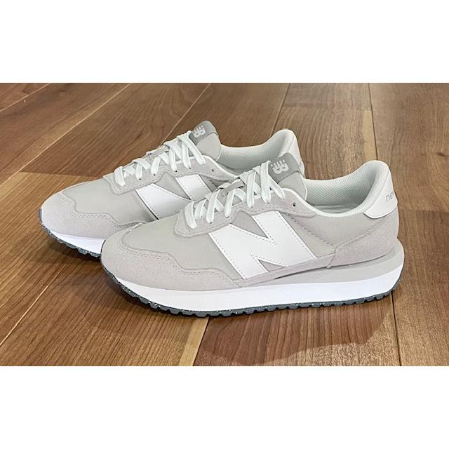 New Balance 237 グレー/ホワイト スニーカー New Balance（ニューバランス） 2025秋冬新作 厚底 237 グレー