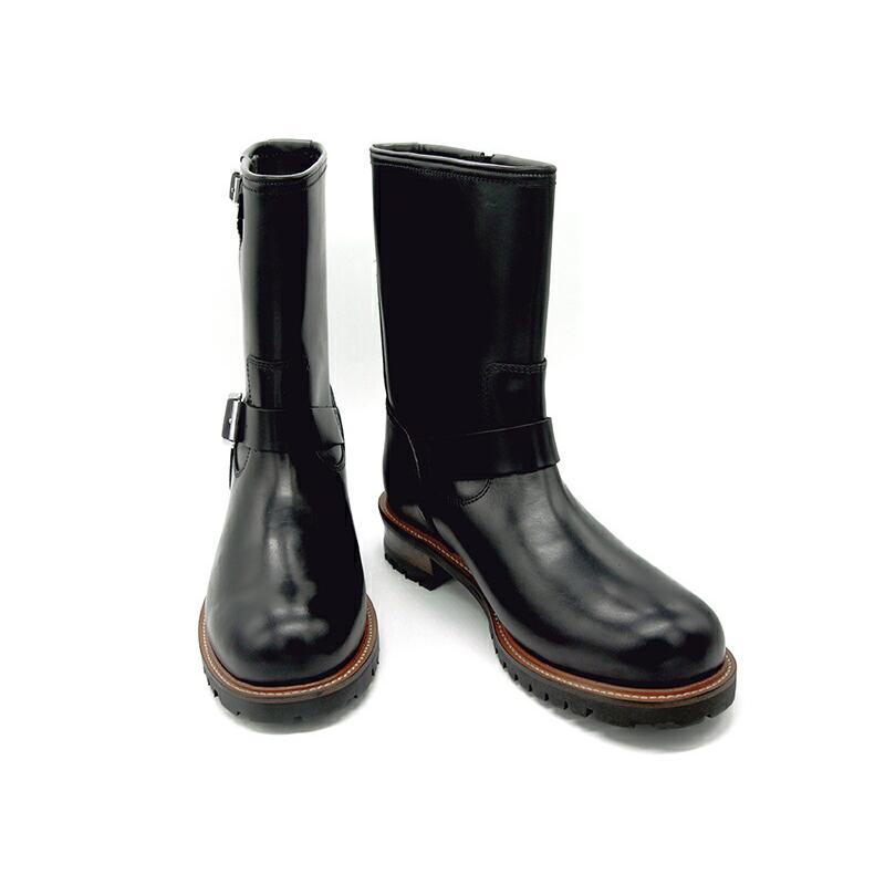 Schott ENGINEERE BOOTS S28001 ショット エンジニアブーツ ロング ブラック 黒 本革 防水加工 メンズ ワークブーツ ウォータープルーフ レザー 革ジャンの画像