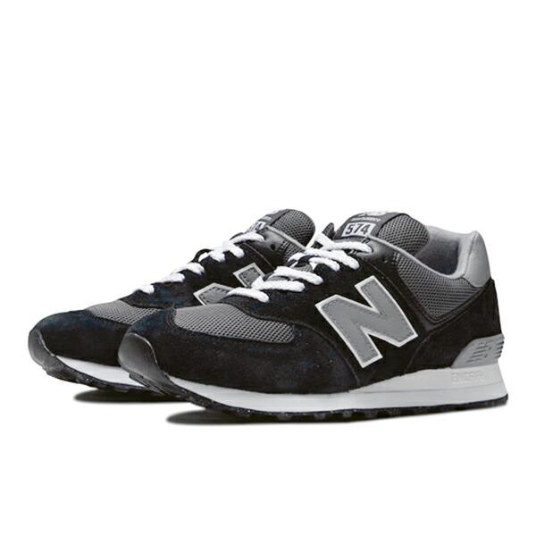 【2024年春夏新作】ニューバランス スニーカー 574 ブラック 黒 レディース メンズ スエード メッシュ NEW BALANCE U574 TWE BLACK【国内正規品】｜hi-fine｜04