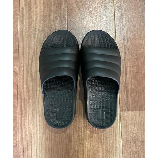 TELIC（テリック） 極厚底 Wクラウド ブラック 黒 リカバリーサンダル