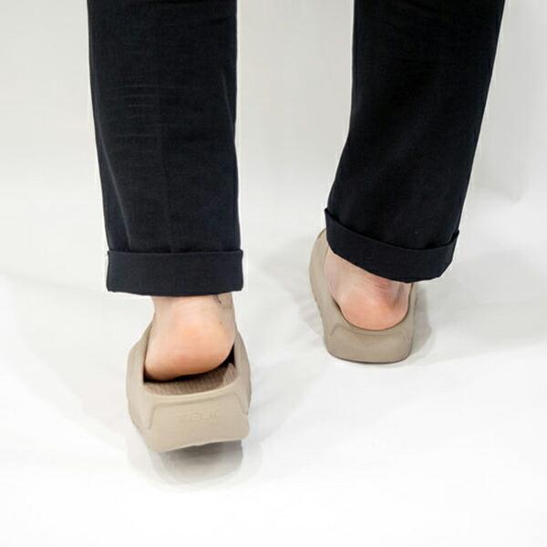 TELIC（テリック） 極厚底 Wクラウド コルクブラウン ベージュ