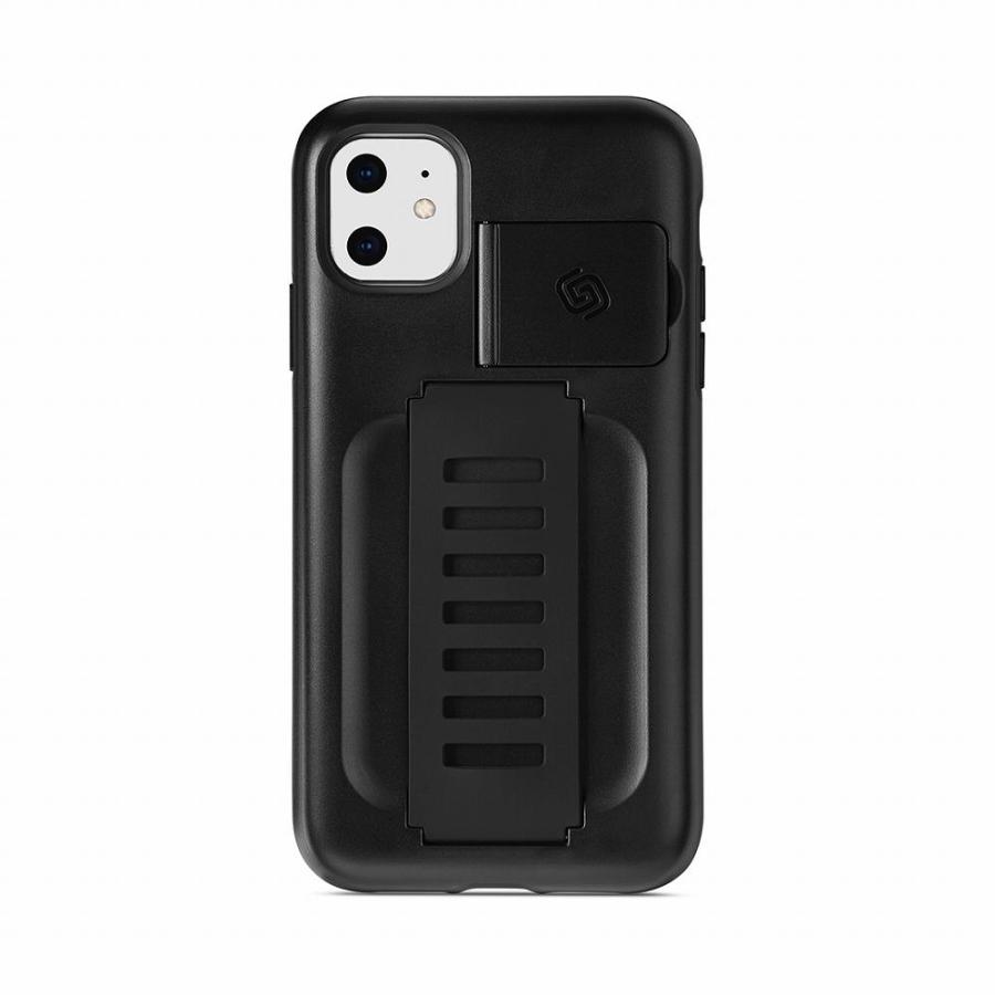 Grip2u iPhone 11 / BOOST Kickstand - Charcoal/Clear/Ice｜hi-five