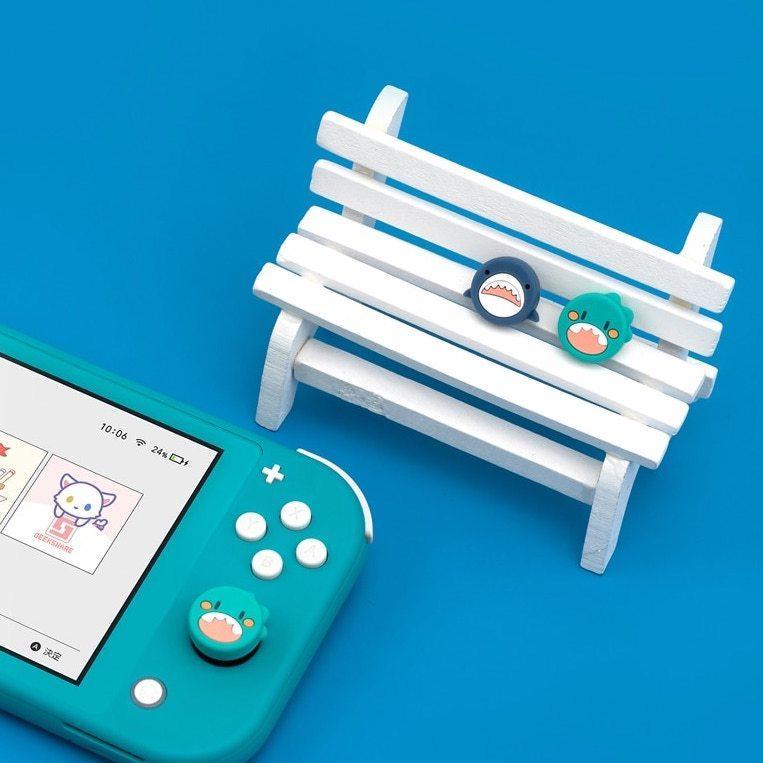 ジョイスティックキャップ サメ&怪獣 男の子 かわいい シリコン Switch