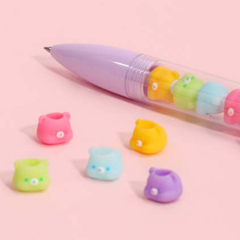 とりかえっこゲルペン 4本 ベアジェリー ボールペン ペン 0.5mm セット  
