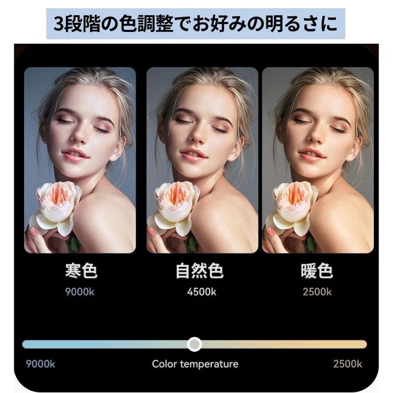 Magsafe LEDライト リングライト 装着 マグネット スマホライト 撮影