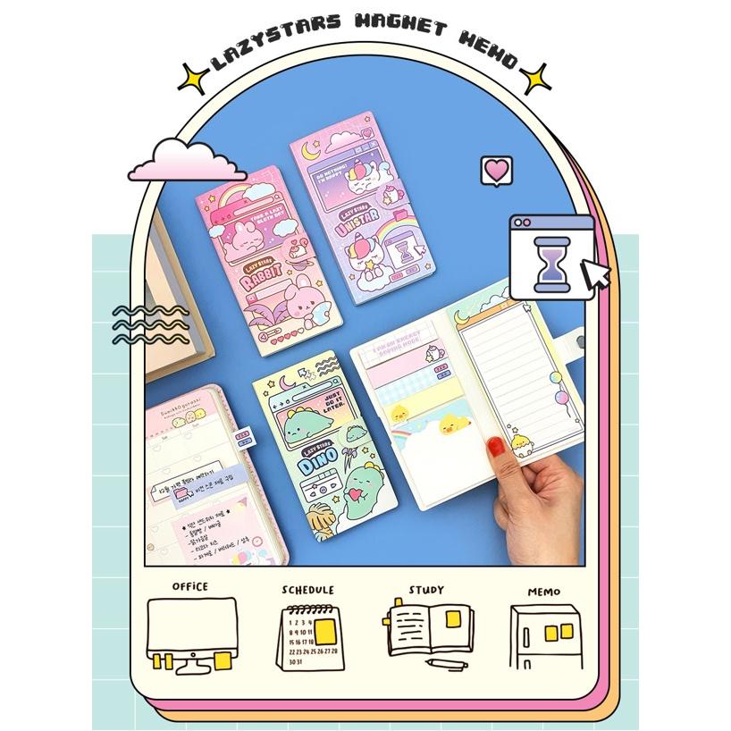 ブック付箋メモ 1個 ハイハイ ふせん 付箋 メモ メモ帳 韓国文具