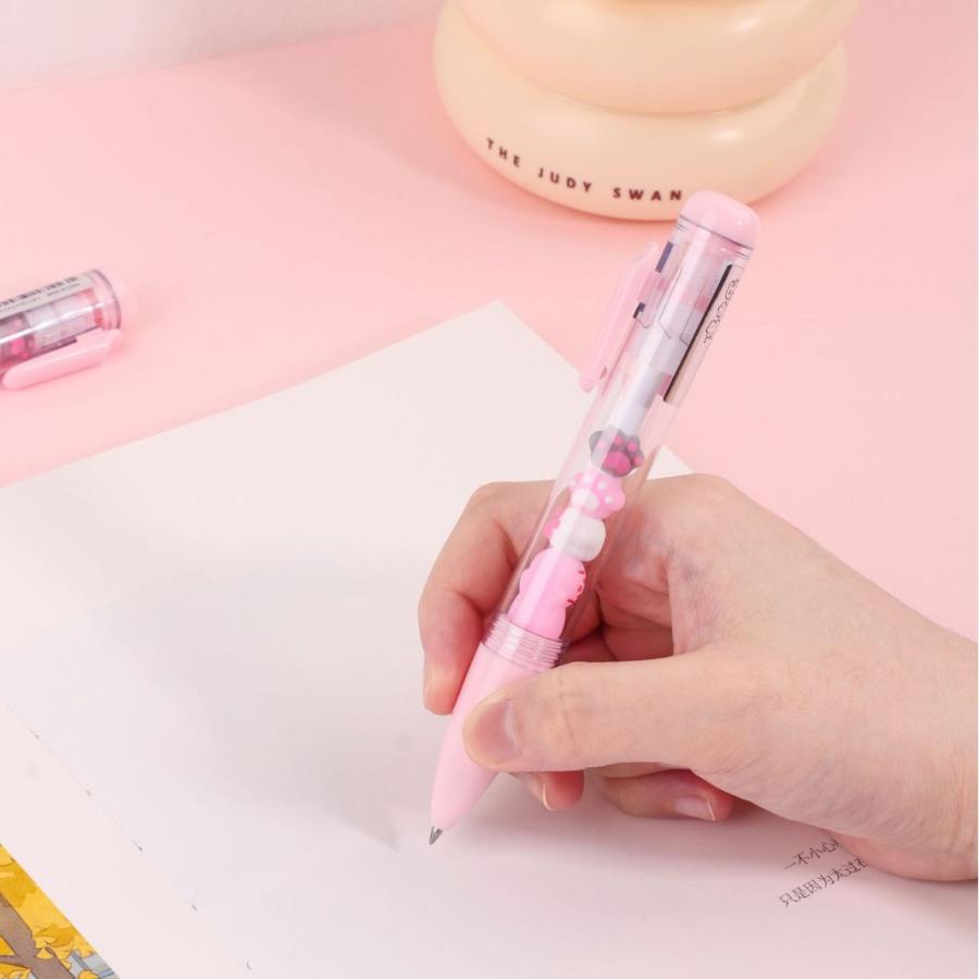 N2462 カスタムボールペン 猫ちゃんビーズ 肉球 リボン 再販なし！ N800 / カスタムタッチペン＆ボールペン 猫ビーズ ハート リボン